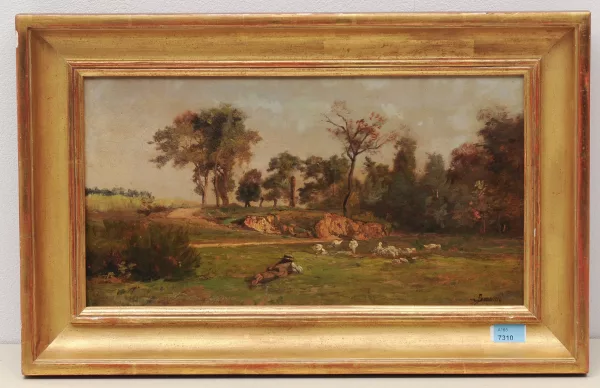 Charles Joseph Beauverie — Der rastende Gänsehirt