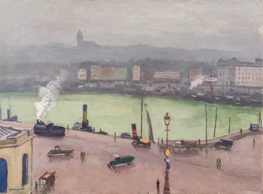 Albert Marquet — Boulogne dans la brume, 1930