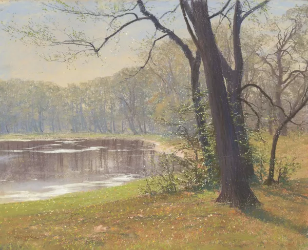 Anton Filkuka — Landschaft mit Teich