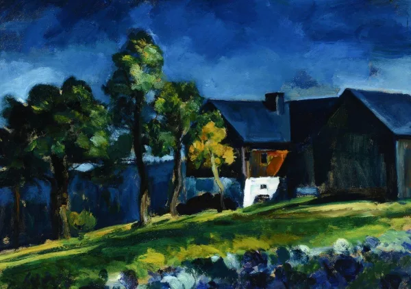 Walter Friedrich Richard Jacob — Paysage à la ferme