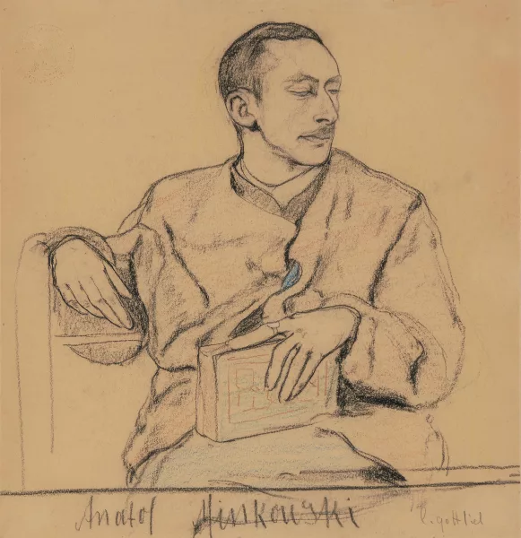 Léopold Gottlieb — Portrait Anatol Minkowski