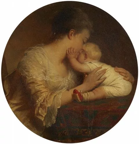 Eugen Klimsch — Mère et enfant