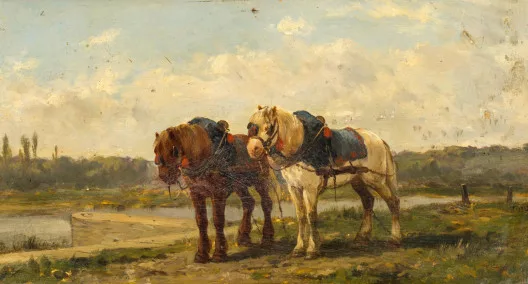 Jules Jacques Veyrassat — Deux chevaux