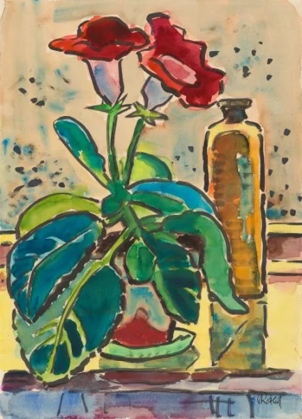 Karl Schmidt-Rottluff — Rote Gloxinie