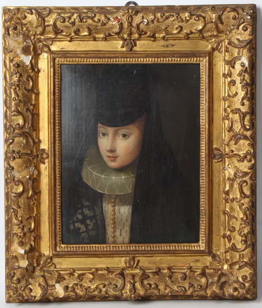 François Clouet — Suiveur de François Clouet — Portrait de femme,