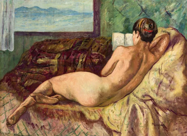 Henri Manguin — Odette lisant"