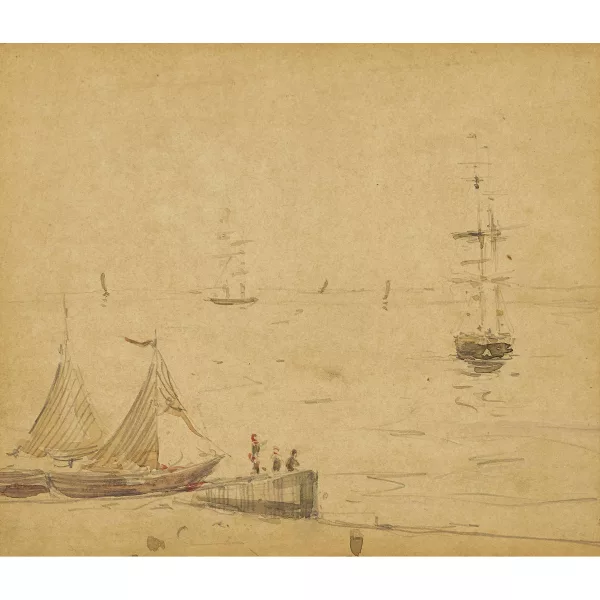 Eugène Boudin — Voiliers