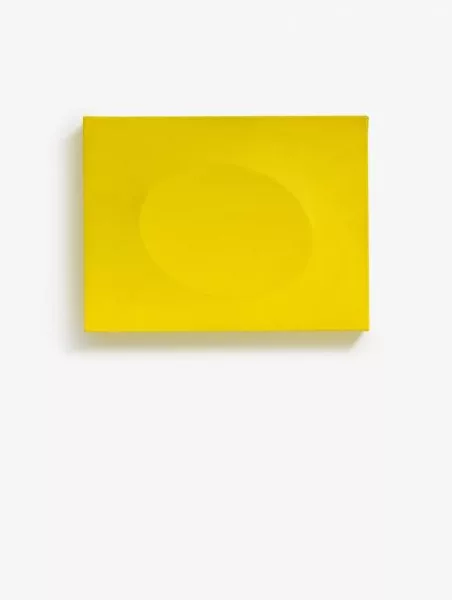 Turi Simeti — Un ovale giallo