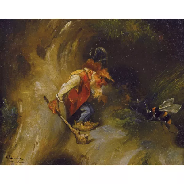 Alfred Schönian — Der Zwerg und die Biene.