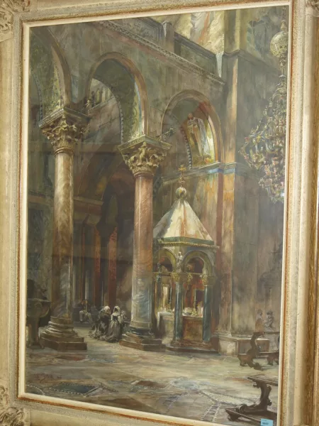 Adolf Schill — Venedig, Interieur des Markusdoms