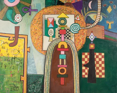 Alan Davie — L'atelier n° 37, 1975