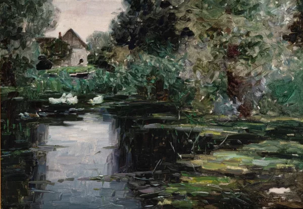 Alexander Koester — Alexander Koester (1864-1932), Canards, huile