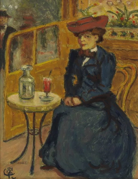 Augustin Grass-Mick — Young woman with absinthe