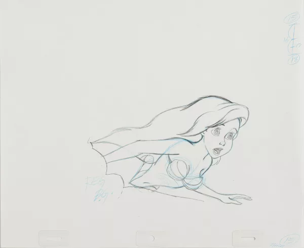 Walt Disney — Atelier de Walt Disney — "La petite sirène (1989)"