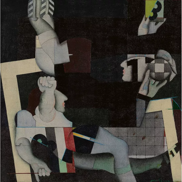 Adam Lude Döring — Composition de figures.
