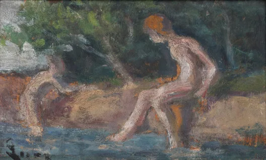 Maximilien Luce — Zwei Badende