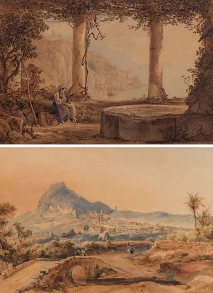 Vincent Courdouan — Paysage italien