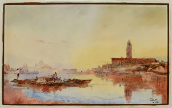 Félix Ziem — Vue de Venise