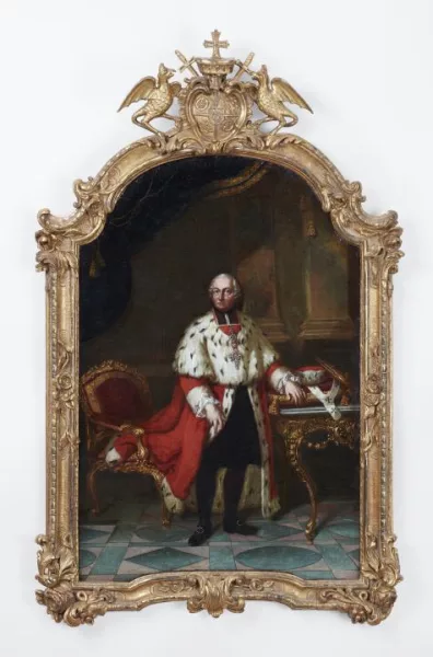 Ignaz Kaufmann — Portrait Emmerich Joseph Freiherr von Breidbach zu Bürresheim, Kurfürst und Erzbischof von Mainz