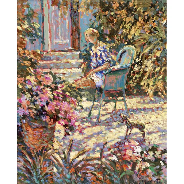 Eugène Begarat — "Sur la Terrasse".