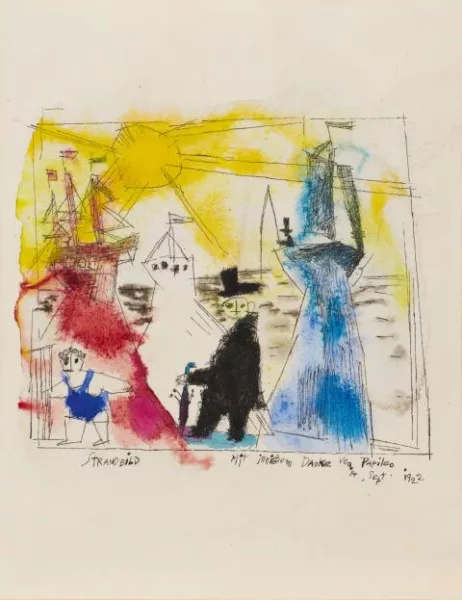 Lyonel Feininger — Strandbild