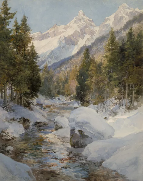 Edward Theodore Compton — Winter im Blühnbachtal