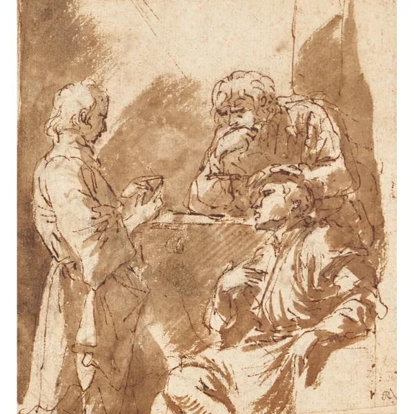 Salvator Rosa — Joseph deutet die Träume der Gefangenen.