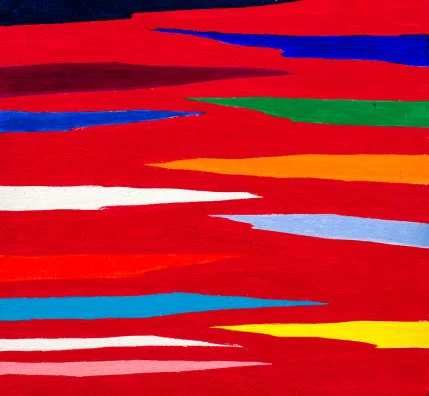 Piero Dorazio — Darts IV, 1974