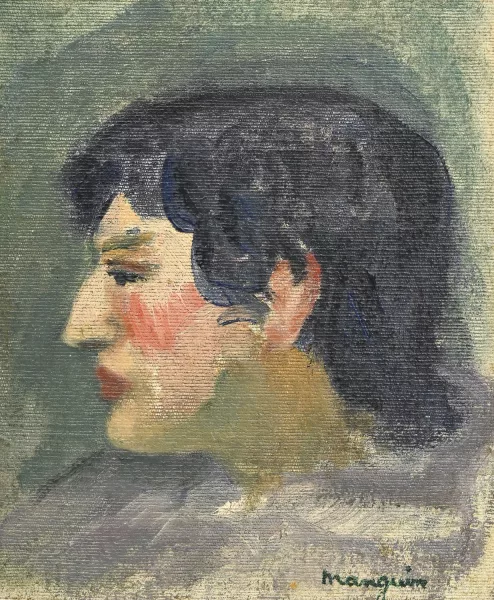 Henri Manguin — Profil de la petite Marie