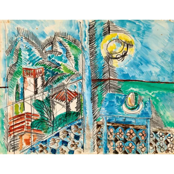 Raoul Dufy — "Le chapeau jaune".