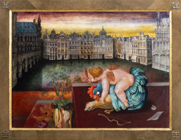 Franz Luby — Scène burlesque face à la cité