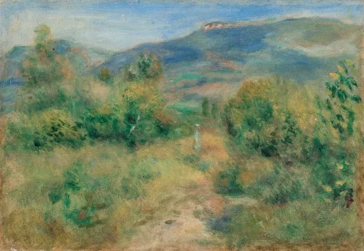 Pierre-Auguste Renoir — Paesaggio di Cagnes, circa 1895