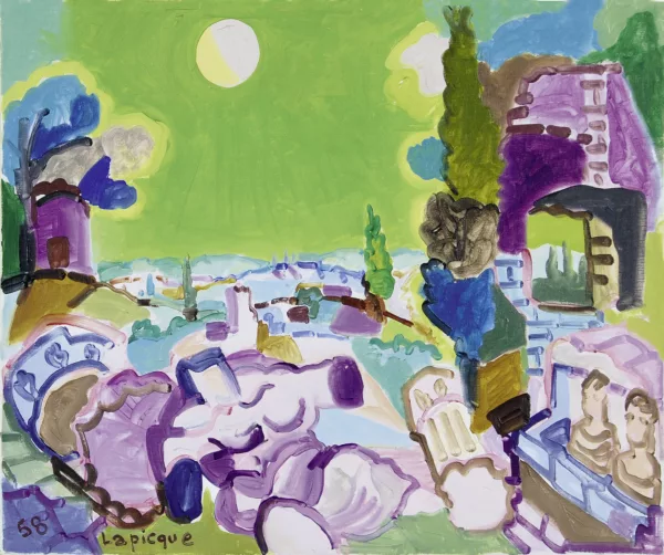 Charles Lapicque — Nuit romaine, 1958