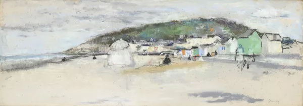 Paul-Élie Gernez — Paysage de plage en Normandie
