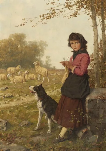 Hubert Salentin — Jeune bergère