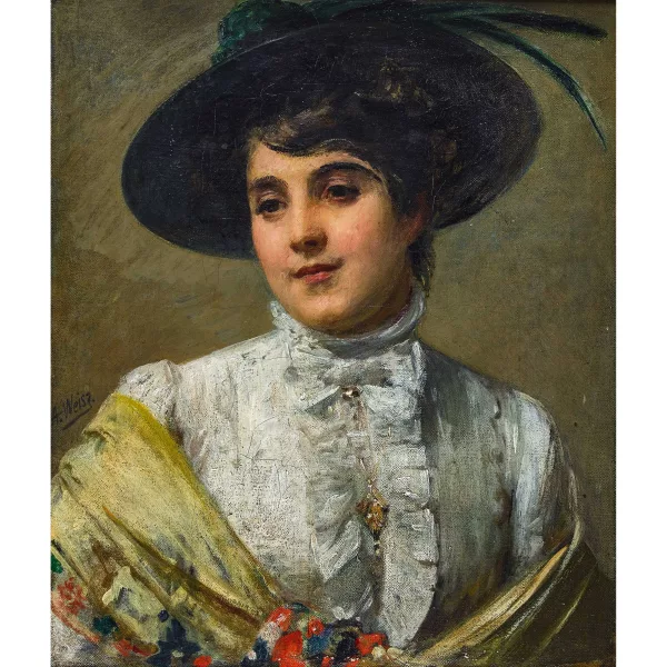 Adolphe Weisz — Bildnis einer jungen Frau.