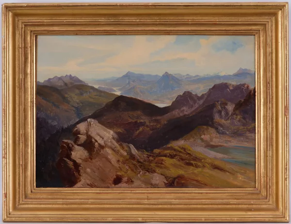 Adalbert Waagen — Vue des Alpes bavaroises