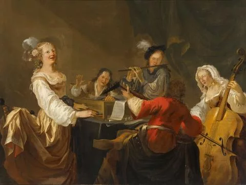 Aert Jansz Marienhof — Musizierende Gesellschaft