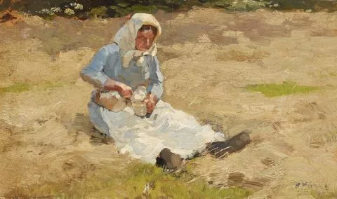 Hugo Mühlig — Mittagsrast