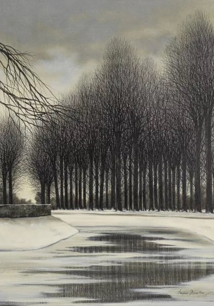 Jacques Deperthes — Paysage enneigé