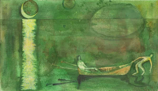 Lars Bo — Barque au clair de lune