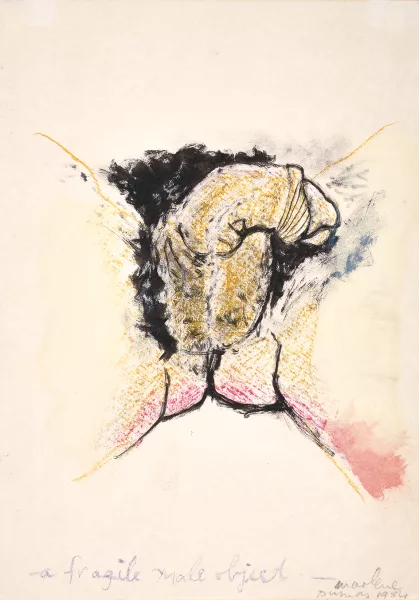 Marlene Dumas — A Fragile Male Object, 1984