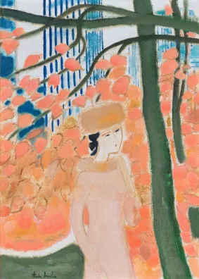 André Brasilier — Chantal dans Central Park, 1969