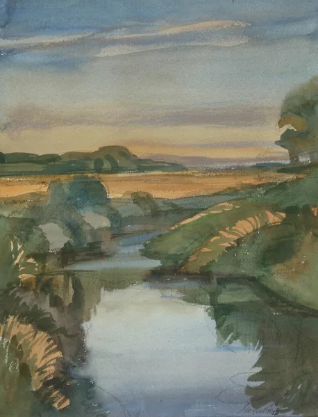 Christian Modersohn — An der Wümme in Fischerlinde