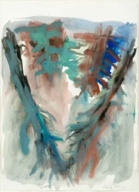 Георг Базэліц — Ohne Titel (Bäume), 1984