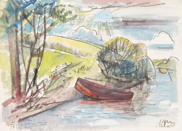 Jaroslav Grus — Bateau sur la rivière
