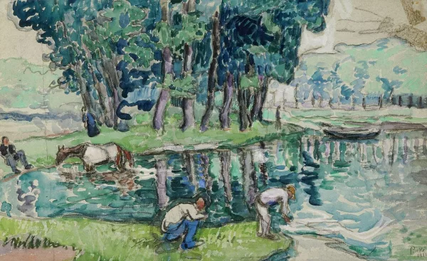 Jean Peské — Au bord de l'eau