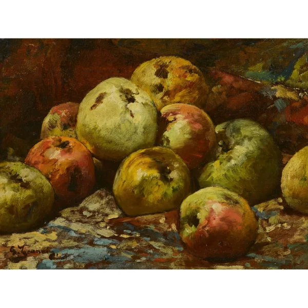 Georges Jeannin — Nature morte aux pommes.