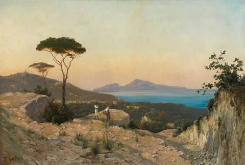 Heinrich Gogarten — Südländische Küstenlandschaft