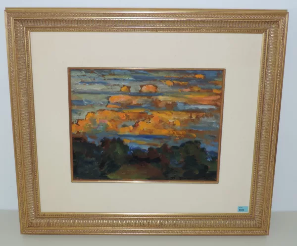 Mikko Oskar Oinonen — Finnische Landschaft in Abenddämmerung